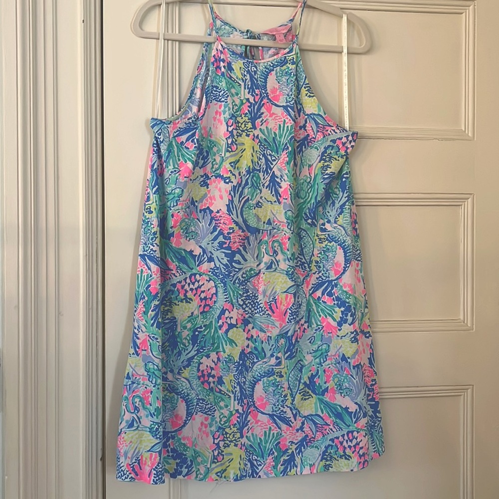 Lilly Pulitzer Mermaid Cove Halter Dress S
